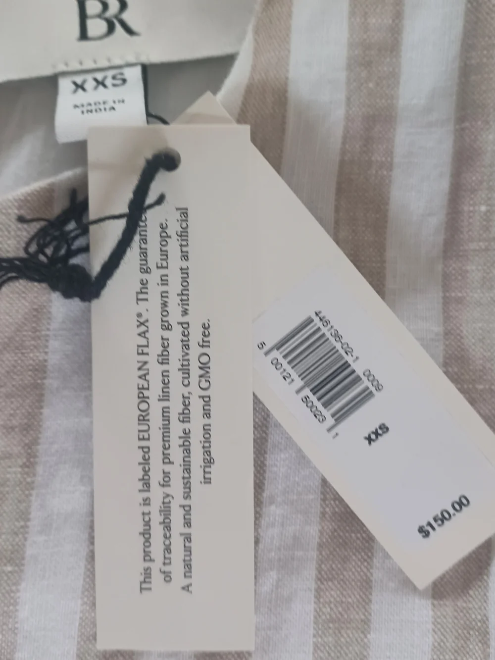 BANANA REPUBLIC Pinnacles Linen Romper XXS NWT